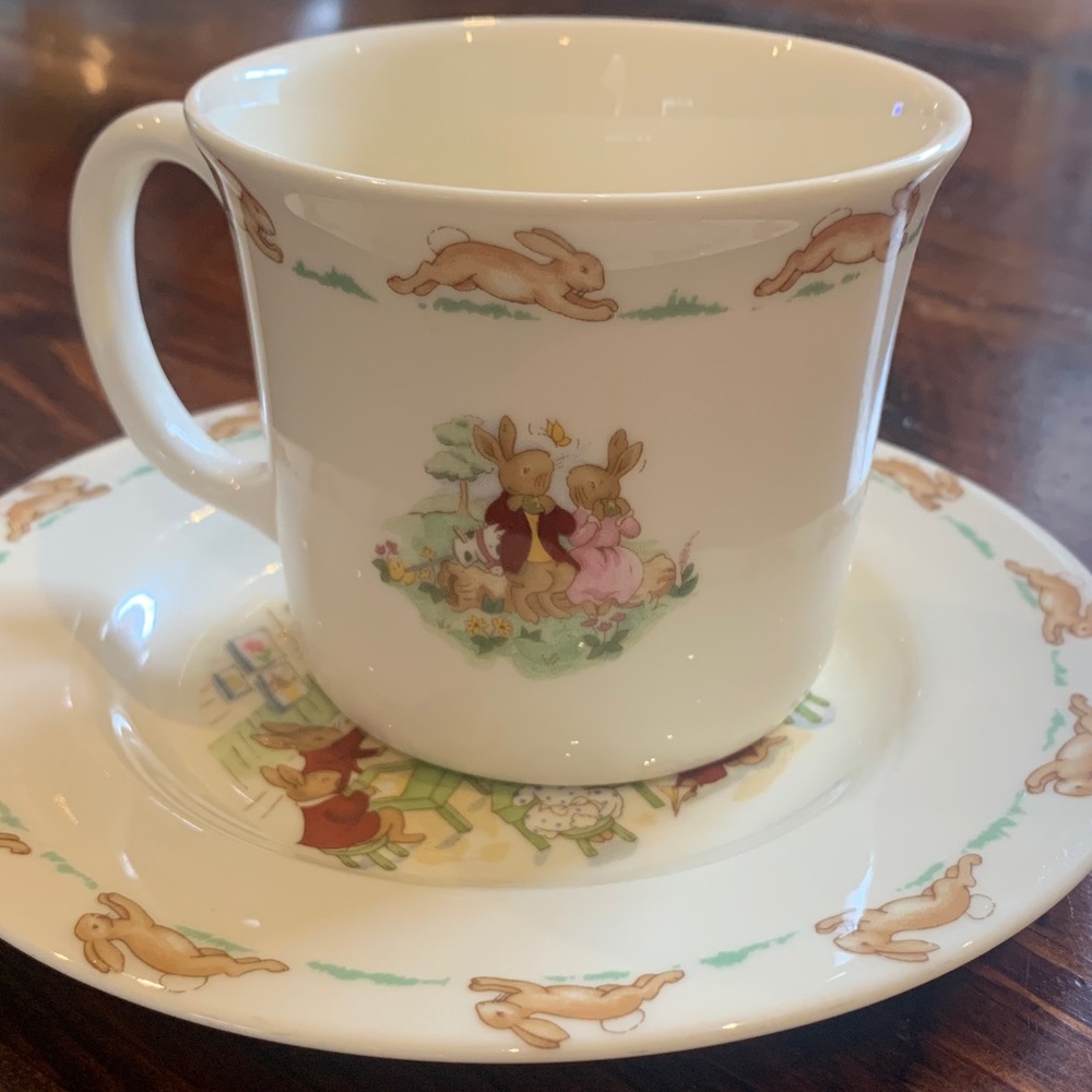 Royal Doulton Children’s Classic Bunnykins Cup and Saucer Set
